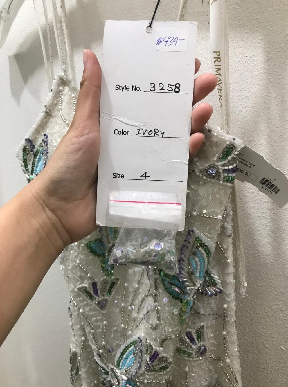 ISO- In Search Of- Primavera Couture Style 3258 Ivory Size 4